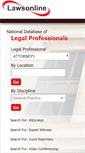 Mobile Screenshot of lawsonline.com